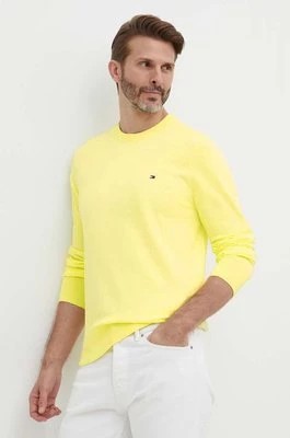 Zdjęcie produktu Tommy Hilfiger sweter męski kolor żółty lekki MW0MW21316