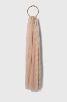 Zdjęcie produktu Tommy Hilfiger szal damski kolor różowy wzorzysty AW0AW15787
