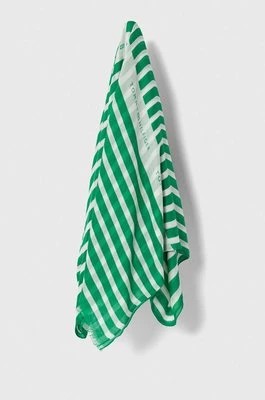 Zdjęcie produktu Tommy Hilfiger szal damski kolor zielony wzorzysty AW0AW16031