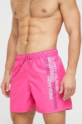 Zdjęcie produktu Tommy Hilfiger szorty kąpielowe kolor różowy