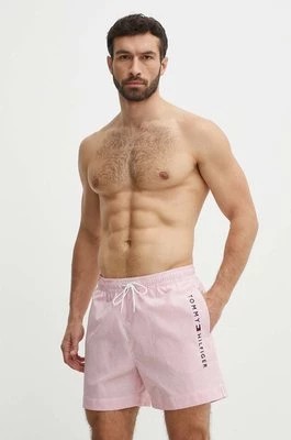 Zdjęcie produktu Tommy Hilfiger szorty kąpielowe kolor różowy UM0UM03265