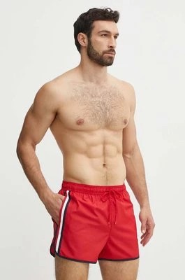 Zdjęcie produktu Tommy Hilfiger szorty kąpielowe męskie kolor czerwony UM0UM03217