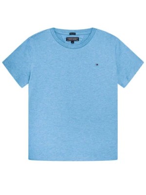 Zdjęcie produktu Tommy Hilfiger T-Shirt Basic Cn Knit S KB0KB04140 D Błękitny Regular Fit