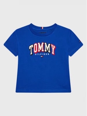 Zdjęcie produktu Tommy Hilfiger T-Shirt Chainstitch KB0KB07798 D Niebieski Regular Fit