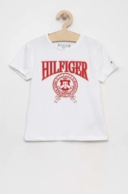 Zdjęcie produktu Tommy Hilfiger t-shirt dziecięcy kolor biały