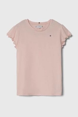 Zdjęcie produktu Tommy Hilfiger t-shirt dziecięcy kolor różowy