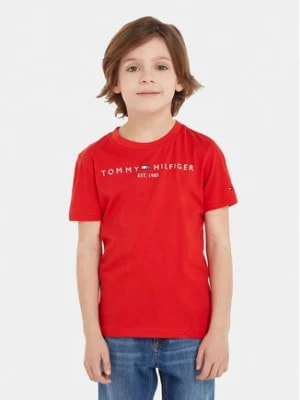 Zdjęcie produktu Tommy Hilfiger T-Shirt Essential KS0KS00210 S Czerwony Regular Fit