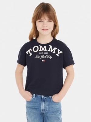 Zdjęcie produktu Tommy Hilfiger T-Shirt Logo KG0KG07637 Granatowy Regular Fit