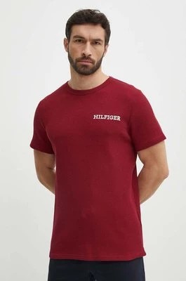 Zdjęcie produktu Tommy Hilfiger t-shirt lounge bawełniany kolor czerwony gładki UM0UM03116