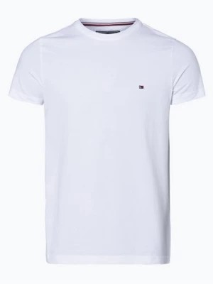 Zdjęcie produktu Tommy Hilfiger T-shirt męski Mężczyźni Dżersej biały jednolity,
