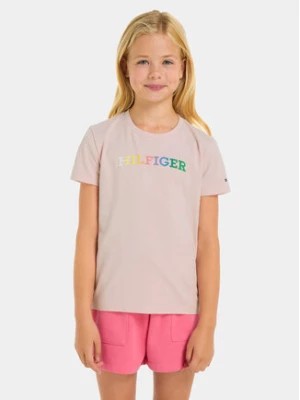 Zdjęcie produktu Tommy Hilfiger T-Shirt Monotype KG0KG07851 D Różowy Regular Fit