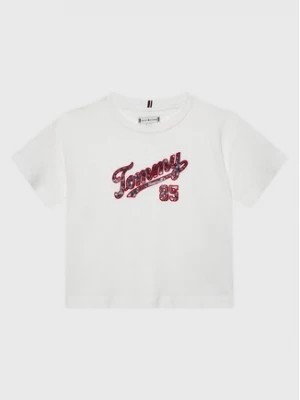 Zdjęcie produktu Tommy Hilfiger T-Shirt Sequins KG0KG07087 M Biały Regular Fit