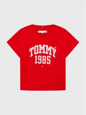 Zdjęcie produktu Tommy Hilfiger T-Shirt Varsity KG0KG07257 D Czerwony Regular Fit