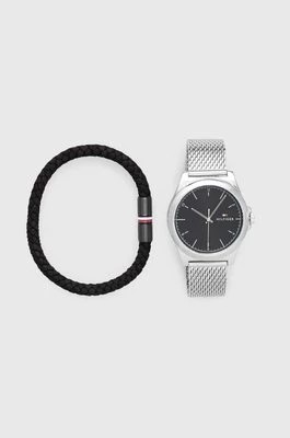 Zdjęcie produktu Tommy Hilfiger zegarek i bransoletka kolor srebrny 2770158