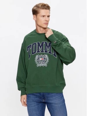 Zdjęcie produktu Tommy Jeans Bluza College Graphic DM0DM16804 Zielony Boxy Fit