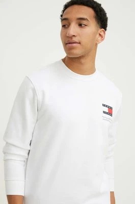 Zdjęcie produktu Tommy Jeans bluza męska kolor biały z nadrukiem DM0DM18913