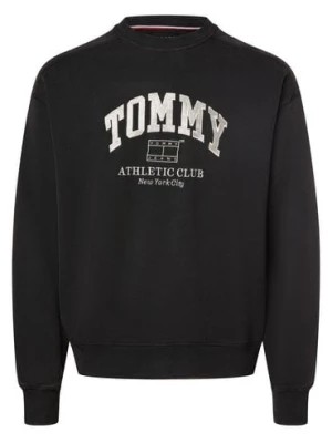 Zdjęcie produktu Tommy Jeans Bluza męska Mężczyźni Bawełna czarny jednolity,