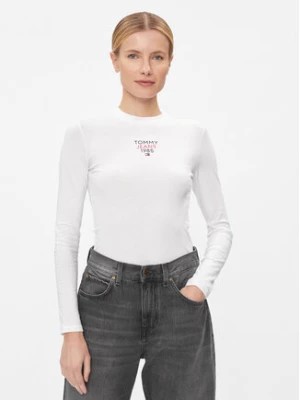 Zdjęcie produktu Tommy Jeans Bluzka Essential DW0DW17358 Biały Slim Fit
