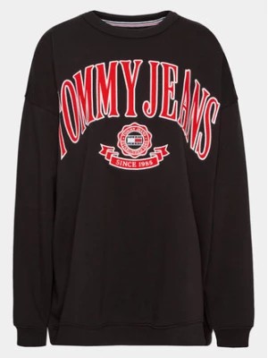Zdjęcie produktu Tommy Jeans Curve Bluza Varsity DW0DW15701 Czarny Oversize