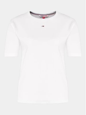 Zdjęcie produktu Tommy Jeans Curve T-Shirt Essential DW0DW15108 Biały Regular Fit