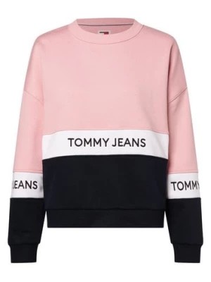 Zdjęcie produktu Tommy Jeans Damska bluza nierozpinana Kobiety Bawełna różowy|niebieski jednolity,