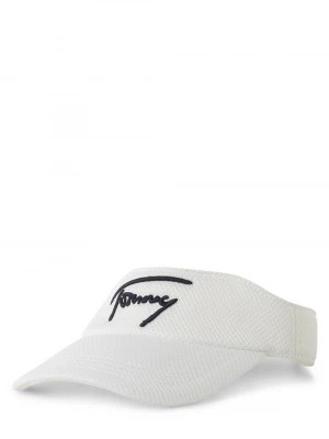 Zdjęcie produktu Tommy Jeans Damska czapka z daszkiem Kobiety Sztuczne włókno biały wypukły wzór tkaniny,