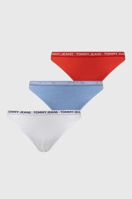 Zdjęcie produktu Tommy Jeans figi 3-pack kolor niebieski UW0UW05009