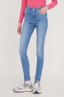 Zdjęcie produktu Tommy Jeans jeansy Nora damskie kolor niebieski DW0DW17159