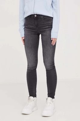 Zdjęcie produktu Tommy Jeans jeansy Nora damskie kolor szary DW0DW17150