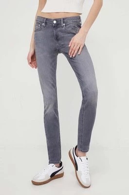 Zdjęcie produktu Tommy Jeans jeansy Sophie damskie kolor szary DW0DW17487