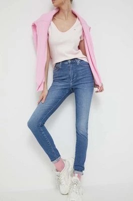 Zdjęcie produktu Tommy Jeans jeansy Sylvia damskie kolor niebieski