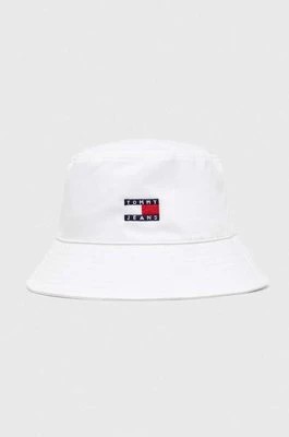 Zdjęcie produktu Tommy Jeans kapelusz bawełniany kolor biały bawełniany AM0AM12022
