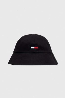 Zdjęcie produktu Tommy Jeans kapelusz bawełniany kolor czarny bawełniany