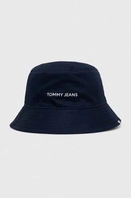 Zdjęcie produktu Tommy Jeans kapelusz bawełniany kolor granatowy bawełniany AM0AM12144