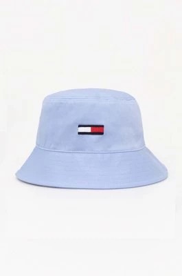 Zdjęcie produktu Tommy Jeans kapelusz bawełniany kolor niebieski bawełniany AW0AW15957