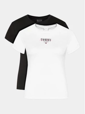 Zdjęcie produktu Tommy Jeans Komplet 2 t-shirtów Tjw 2 Pack Slim Essential Logo 1 DW0DW18142 Biały Slim Fit