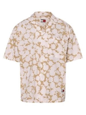 Zdjęcie produktu Tommy Jeans Koszula męska Mężczyźni Regular Fit Bawełna biały|beżowy wzorzysty,