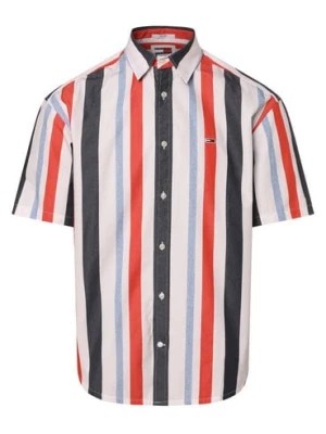 Zdjęcie produktu Tommy Jeans Koszula męska Mężczyźni Regular Fit Bawełna niebieski|czerwony|biały w paski,