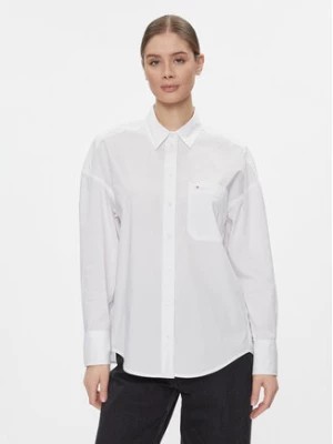 Zdjęcie produktu Tommy Jeans Koszula Tjw Ovs Cotton Shirt Ext DW0DW17356 Biały Regular Fit