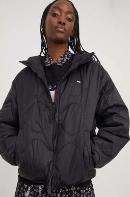 Zdjęcie produktu Tommy Jeans kurtka damska kolor czarny przejściowa DW0DW17242