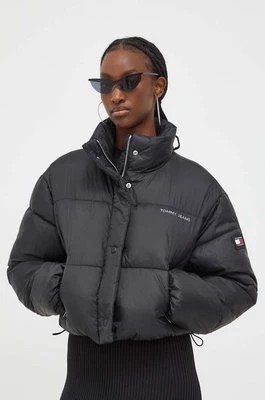 Zdjęcie produktu Tommy Jeans kurtka damska kolor czarny zimowa oversize DW0DW17503