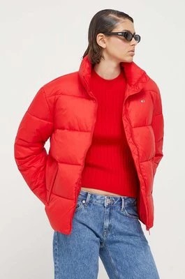 Zdjęcie produktu Tommy Jeans kurtka damska kolor czerwony zimowa