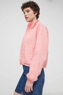 Zdjęcie produktu Tommy Jeans kurtka damska kolor różowy przejściowa DW0DW18139