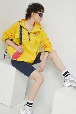 Zdjęcie produktu Tommy Jeans kurtka damska kolor żółty przejściowa oversize