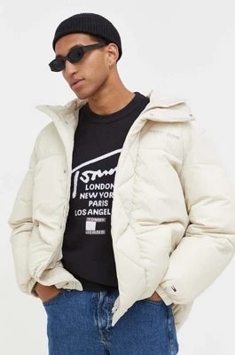 Zdjęcie produktu Tommy Jeans kurtka męska kolor beżowy zimowa