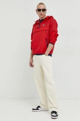Zdjęcie produktu Tommy Jeans kurtka męska kolor czerwony przejściowa