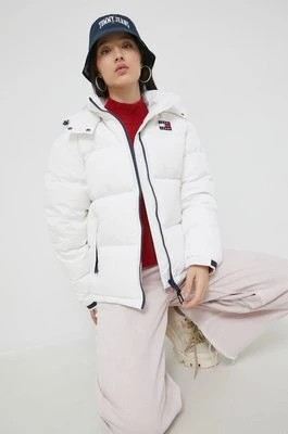 Zdjęcie produktu Tommy Jeans kurtka puchowa damska kolor biały DW0DW14661