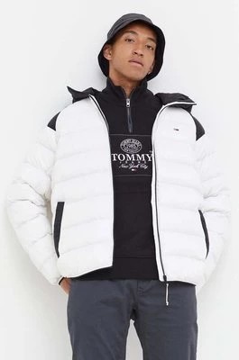 Zdjęcie produktu Tommy Jeans kurtka puchowa męska kolor biały przejściowa