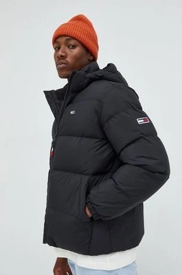 Zdjęcie produktu Tommy Jeans kurtka puchowa męska kolor czarny zimowa