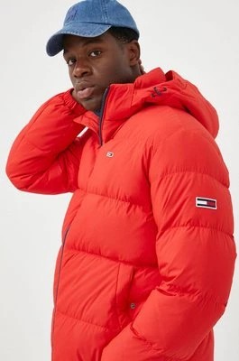 Zdjęcie produktu Tommy Jeans kurtka puchowa męska kolor czerwony zimowa
